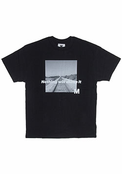 M / vintage style photo t-shirts（Nothing） | black