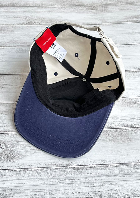 PARAGRAPH CAP | IVORY/NAVY