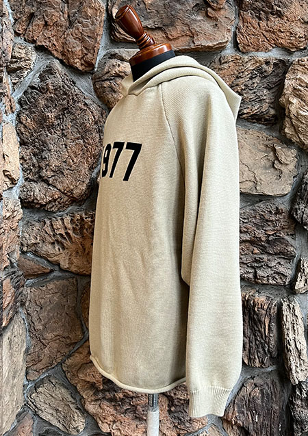 FOG ESSENTIALS 22SS 1977 HOODIE KNIT | WHEAT