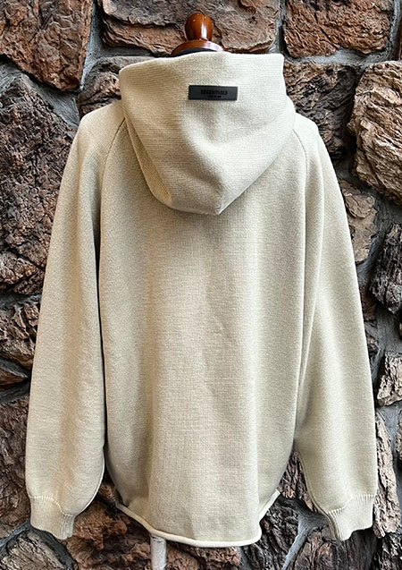 FOG ESSENTIALS 22SS 1977 HOODIE KNIT | WHEAT