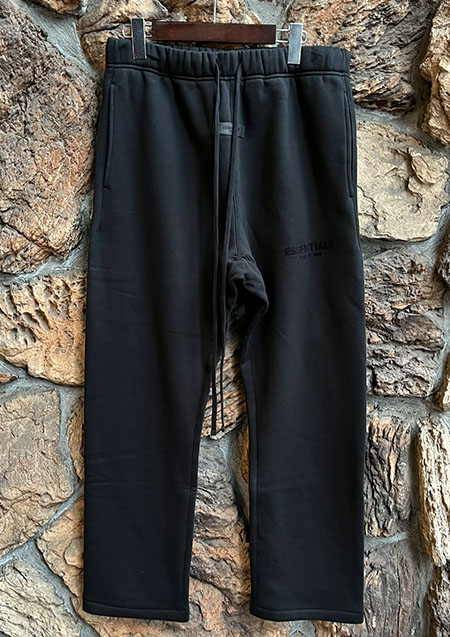 Essentials Black Lounge Pants S エッセンシャルズ