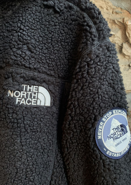 THE NORTH FACE fleece hoodie | BK