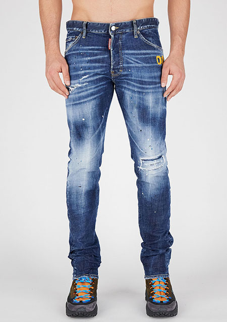 DSQUARED2 MEDIUM HIKING WASH COOL GUY JEANS | 470INDIGO