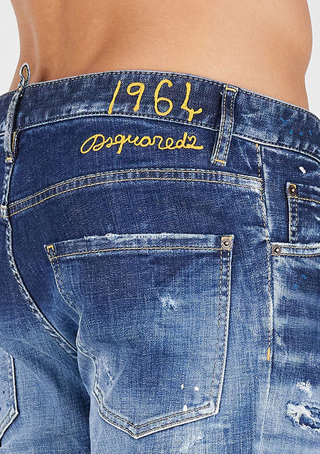 DSQUARED2 MEDIUM HIKING WASH COOL GUY JEANS | 470INDIGO