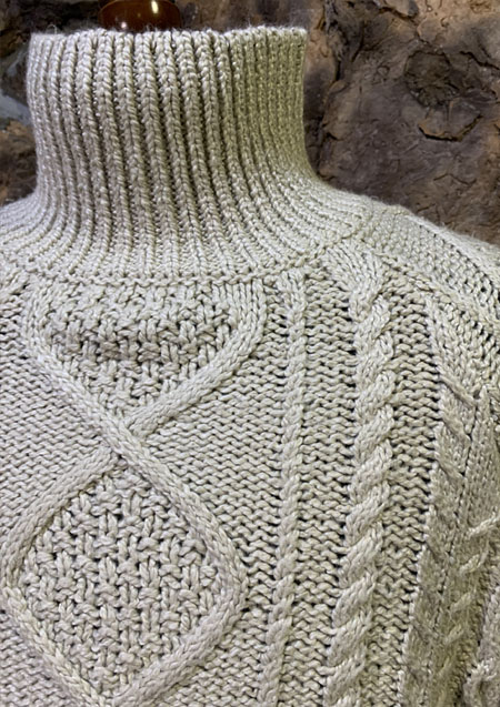 FOG ESSENTIALS 22SS CABLE KNIT TURTLENECK | WHEAT