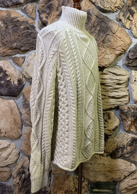 FOG ESSENTIALS 22SS CABLE KNIT TURTLENECK | WHEAT