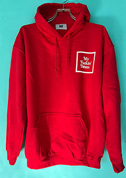 M parka square MFD | red