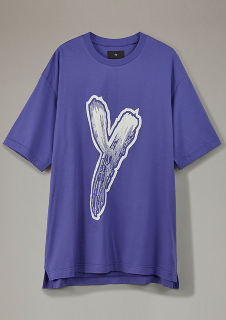 Y-3 LOGO GFX TEE | PURPLE | UNISEX