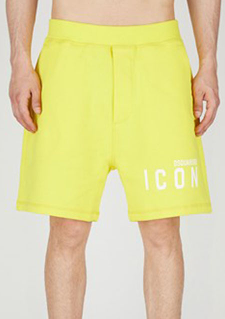 DSQUARED2 Be Icon Relax Shorts | 171YELLOW