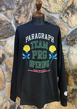 PARAGRAPH TEAM PRG OPENING L/S TEE | BK