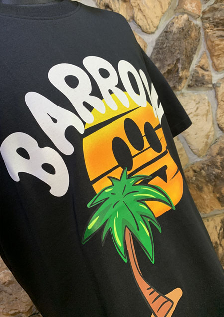 BARROW SUNSET PALME JERSEY T-SHIRT UNISEX | 110BLACK