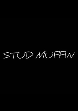STUD MUFFIN 8ozラフィ裏毛パイル ランダムサガラパッチルーズフィットSSスエット | BLACK