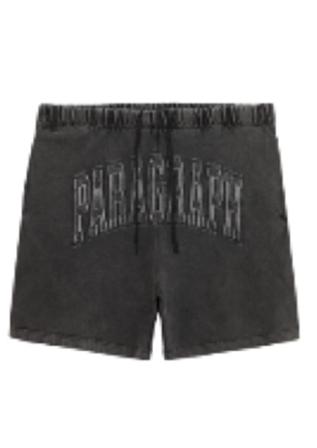 PARAGRAPH PACH LOGO SHORTS | CHARCOAL