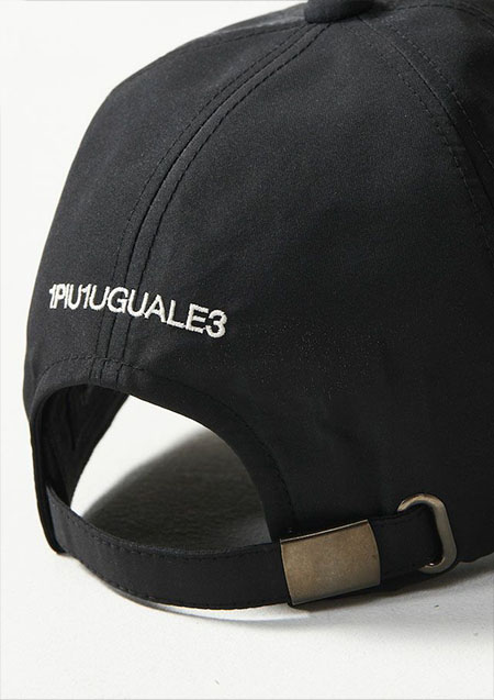 1PIU1UGUALE3 POLO CAP | 99BLACK