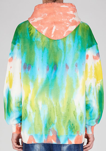 DSQUARED2 TIE-DYE HOODIE | 965_MIX