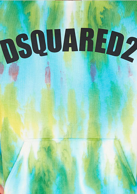 DSQUARED2 TIE-DYE HOODIE | 965_MIX