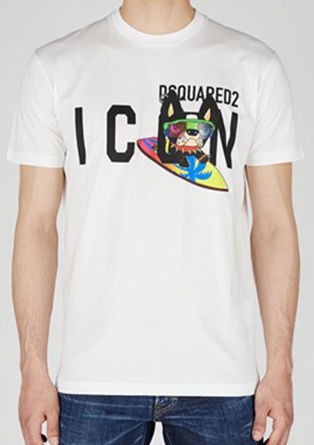 DSQUARED2 ICON CIRO COOL T-SHIRT | 100WHITE