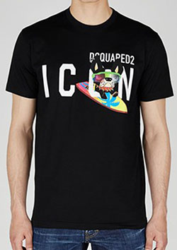 DSQUARED2 ICON CIRO COOL T-SHIRT | 900BLACK