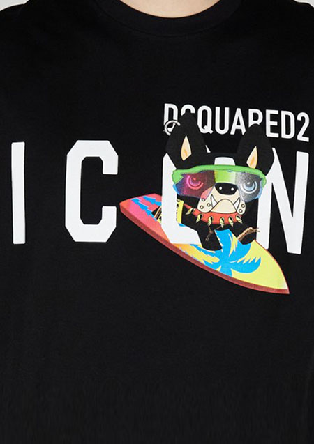 DSQUARED2 ICON CIRO COOL T-SHIRT | 900BLACK