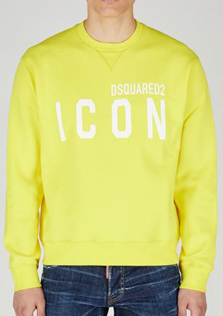 DSQUARED2 ICON COOL SWEATSHIRT | 171YELLOW