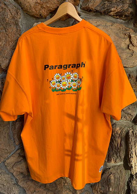 PARAGRAPH  FLOWER TEE | ORANGE