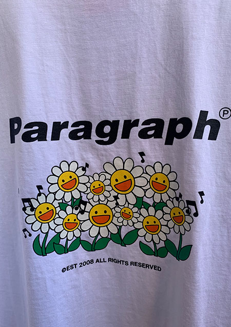 PARAGRAPH  FLOWER TEE | WHITE