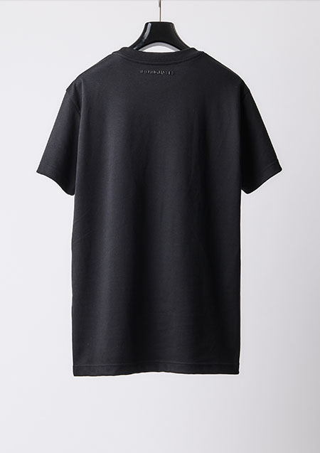 1PIU1UGUALE3 BLACK MILITARY SUPIMA PREMIUM SMOOTH VINTAGE LOGO ARMY T-sh | 99/99BLACK/BLACK