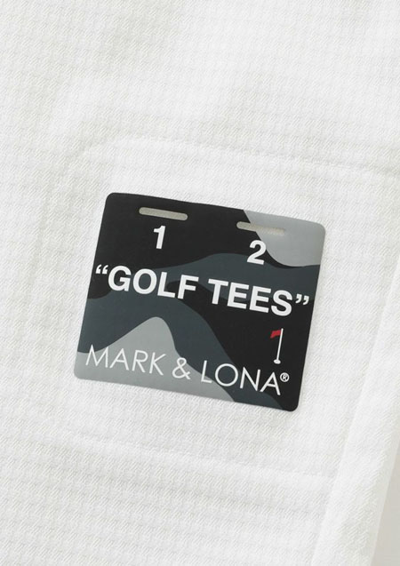 MARK&LONA Jagged Dry Tech Shorts | WHITE | MEN