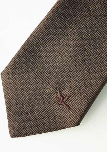 1PIU1UGUALE3 NECK-TIE | 75BROWN