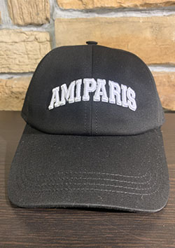 AMI PARIS LOGO CAP | 001BLACK