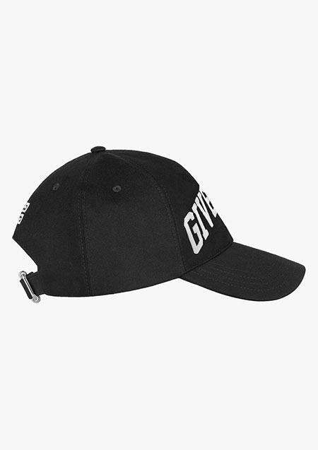 GIVENCHY CURVED CAP WITH EMBROIDERED LOGO | 001-BLACK