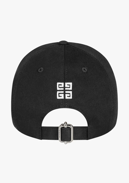 GIVENCHY CURVED CAP WITH EMBROIDERED LOGO | 001-BLACK