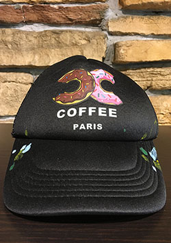 AWESOME DONUT'S & COFFE CAP | BLACK