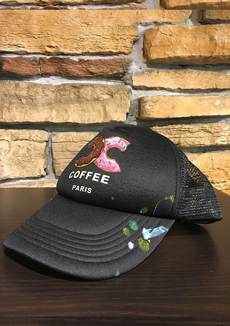 AWESOME DONUT'S & COFFE CAP | BLACK