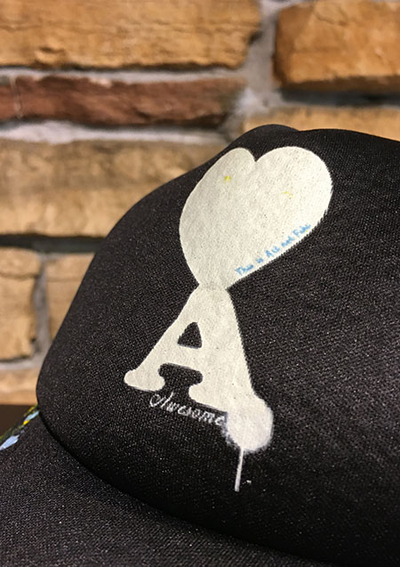 AWESOME Heart and AWESOME CAP | BLACK