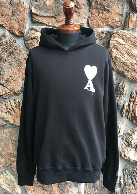 AWESOME Heart and AWESOME HOOD SOLID | BLACK