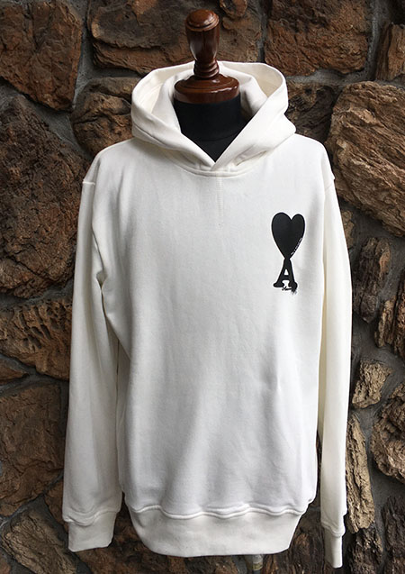 AWESOME Heart and AWESOME HOOD SOLID | WHITE