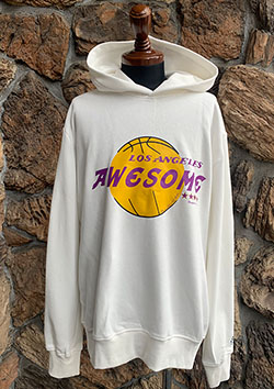 AWESOME BASKETBALL AWESOME HOOD SOLID | NATURAL WHITE