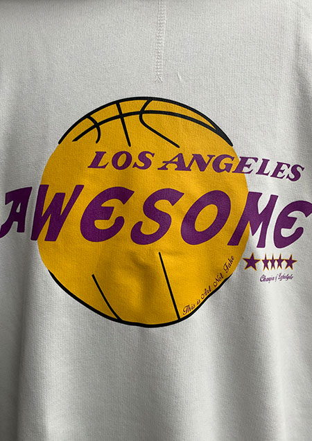 AWESOME BASKETBALL AWESOME HOOD SOLID | NATURAL WHITE