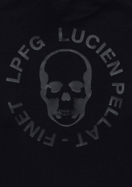 LPFG メンズ コットンタートルネックシャツ | 08BLACK