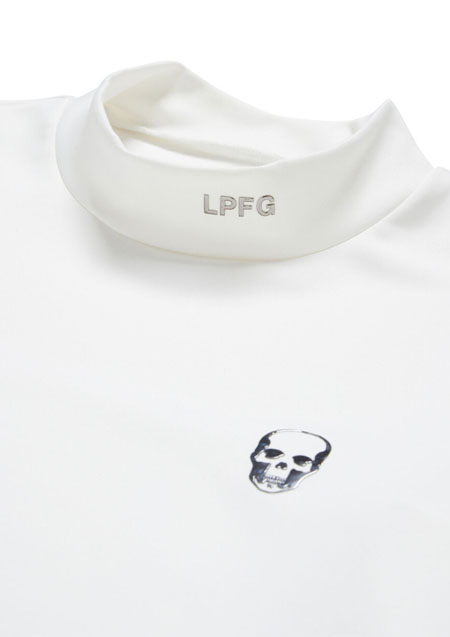 LPFG メンズ 長袖モックネックシャツ | 00WHITE