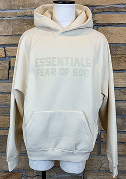 FOG ESSENTIALS 22FW FRONT LOGO SWEAT HOODIE | EGG SHELL