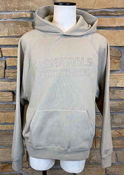 FOG ESSENTIALS 22FW FRONT LOGO SWEAT HOODIE | SMOKE