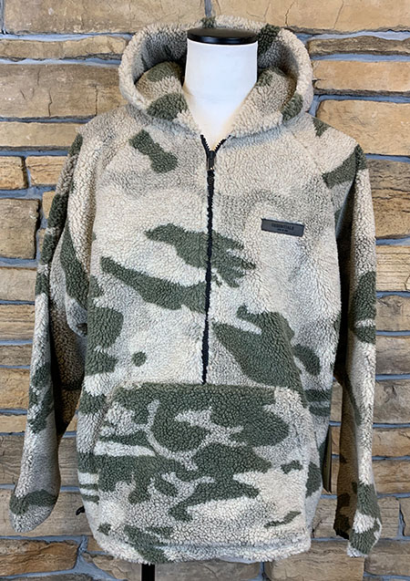 FOG ESSENTIALS 22FW FLEECE HALF ZIP HOODIE JACKET | CAMO