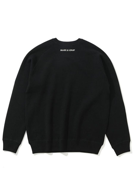 MARK&LONA Ever Spangle Crew Sweater | BLACK | MEN
