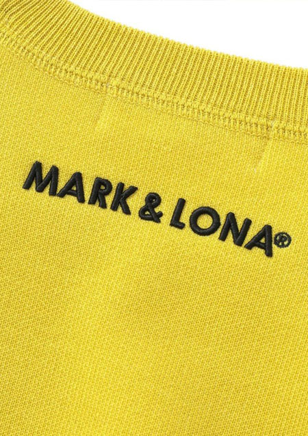 MARK&LONA Ever Spangle Crew Sweater | YELLOW | MEN