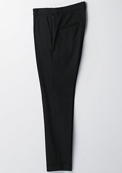 1PIU1UGUALE3 SOFTINA TR 2WAY STRETCH TRAVEL SLACKS | 99BLACK