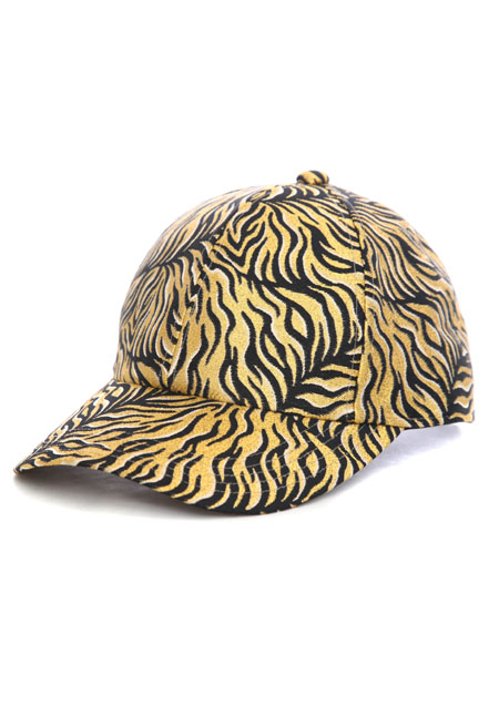 DRESS CAMP 西陣織CAP(TIGER)ゴールド■