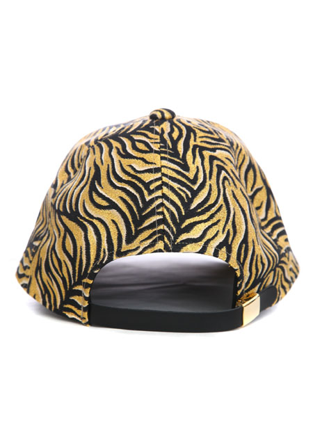 DRESS CAMP 西陣織CAP(TIGER)ゴールド■