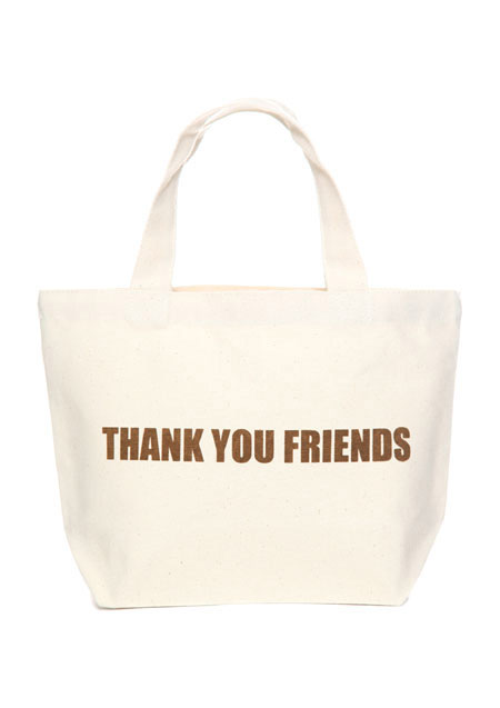 M MINI TOTE BAG ( M THANK YOU FRIENDS )